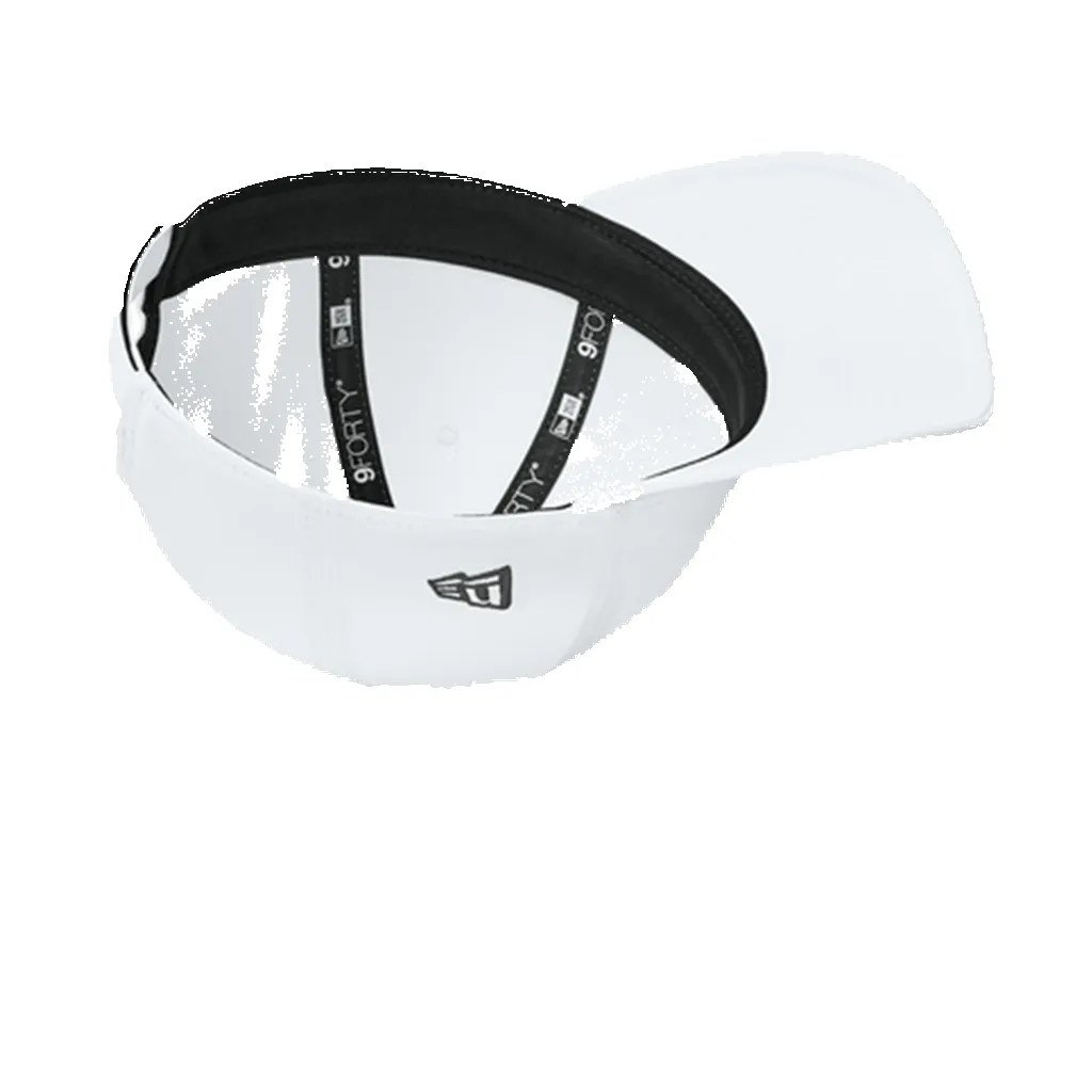 New Era White Adjustable Structured Cap sold by Merchology product image thumbnail 5