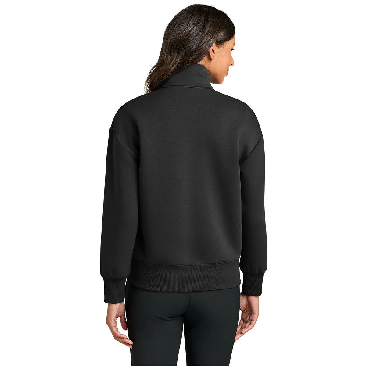 Mercer+Mettle Women's Deep Black Soft Spacer 1/4-Zip sold by Merchology product image thumbnail 4