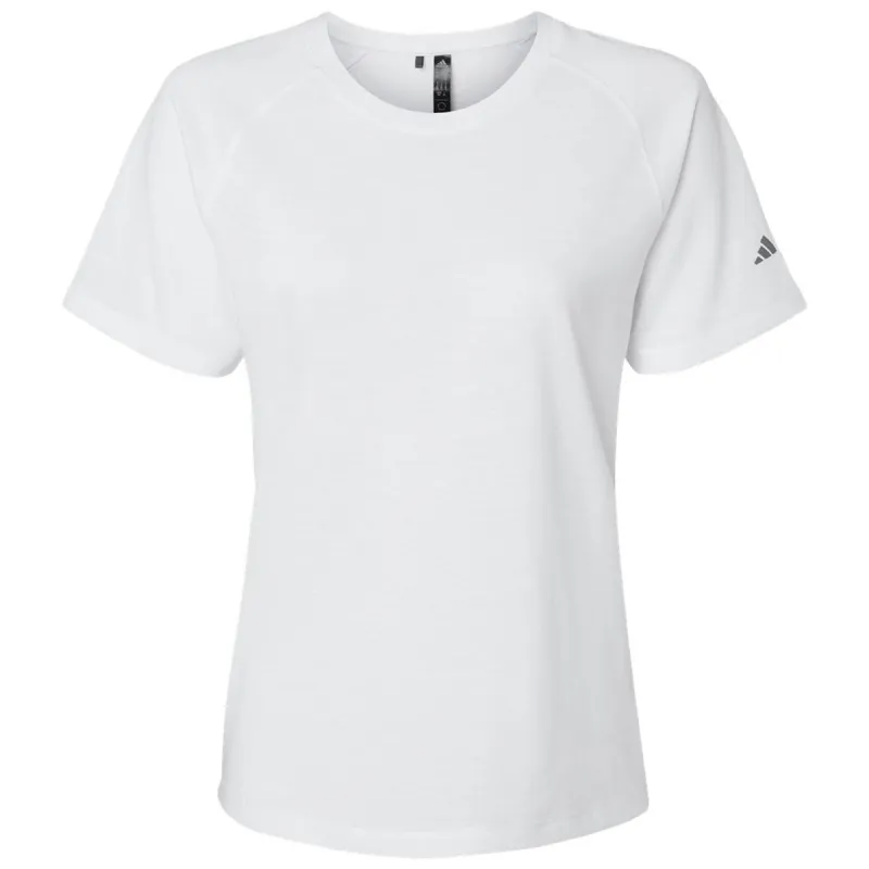 Adidas Women's White Blended T-Shirt made by Adidas
