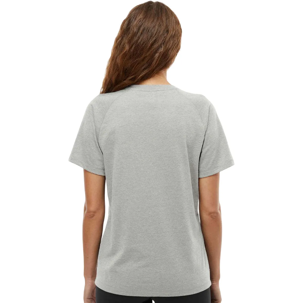 Adidas Women's Medium Grey Heather Blended T-Shirt sold by Merchology product image thumbnail 4