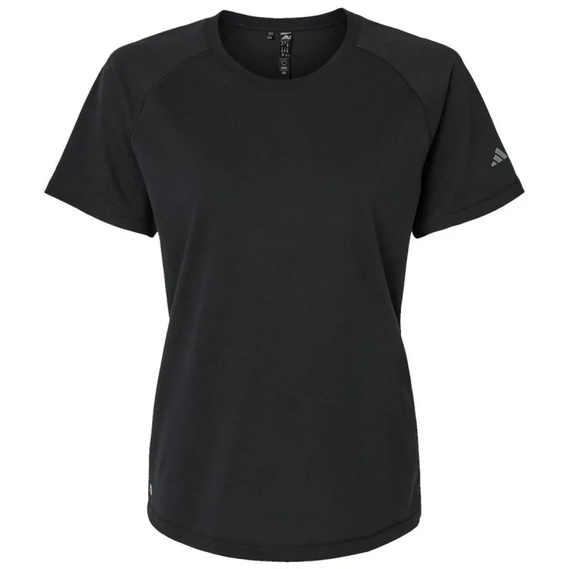 Adidas Women's Black Blended T-Shirt made by Adidas