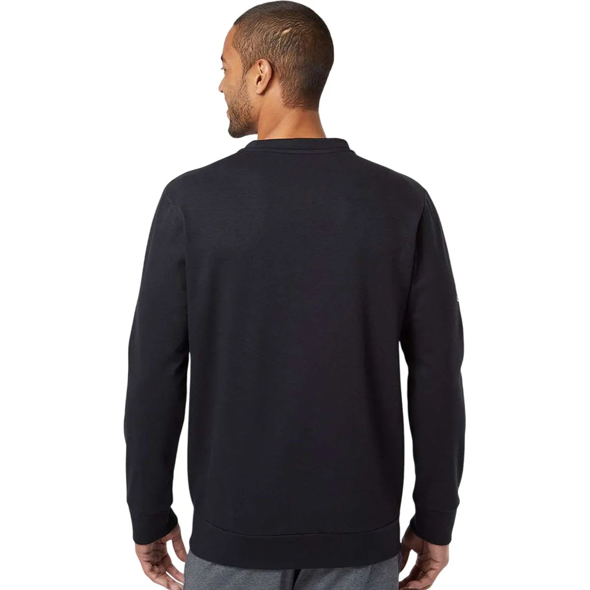 Adidas Men's Black Fleece Crewneck Sweatshirt sold by Merchology product image thumbnail 4