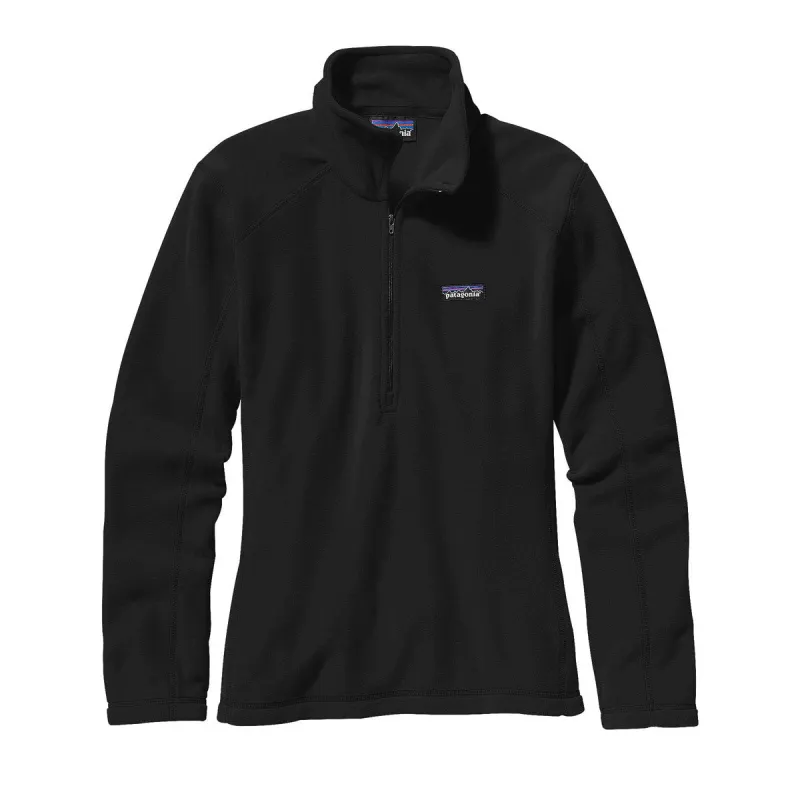 48-Hour Patagonia Women's Black Micro D 1/4-Zip made by Patagonia