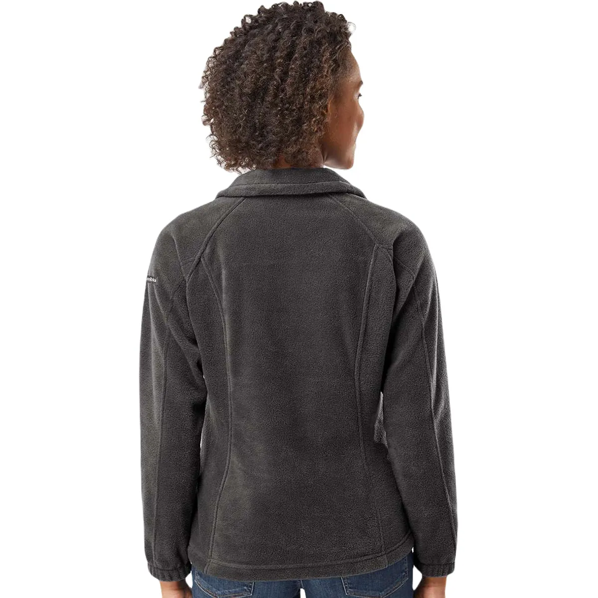 Columbia Women's Charcoal Heather Benton Springs Fleece Full-Zip Jacket sold by Merchology product image thumbnail 4