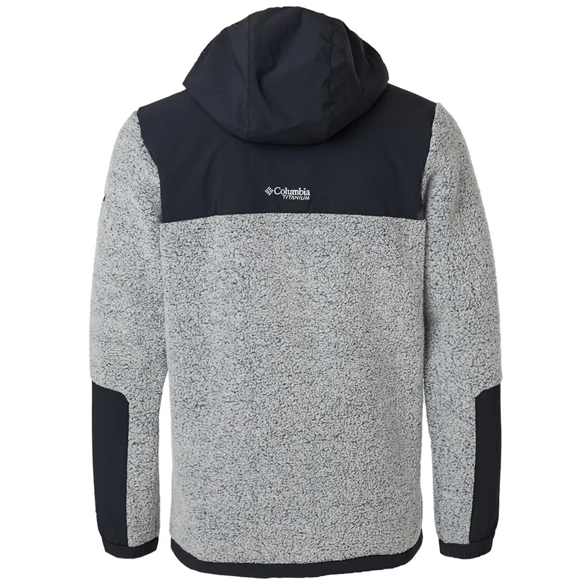 Columbia Men's White/Black Arctic Crest Sherpa Full-Zip Jacket sold by Merchology product image thumbnail 2