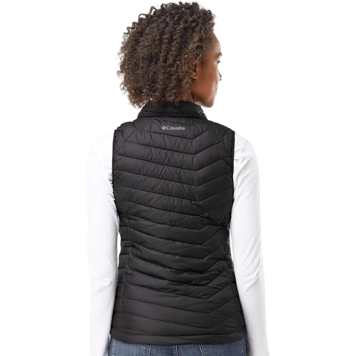 Columbia Women's Black Powder Lite Vest sold by Merchology product image thumbnail 4
