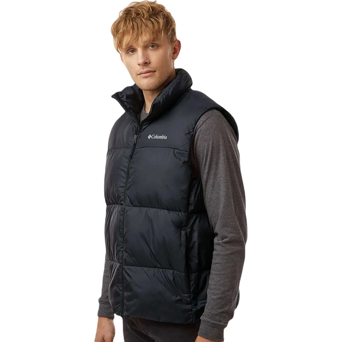 Columbia Men's Black Puffect Vest sold by Merchology product image thumbnail 5