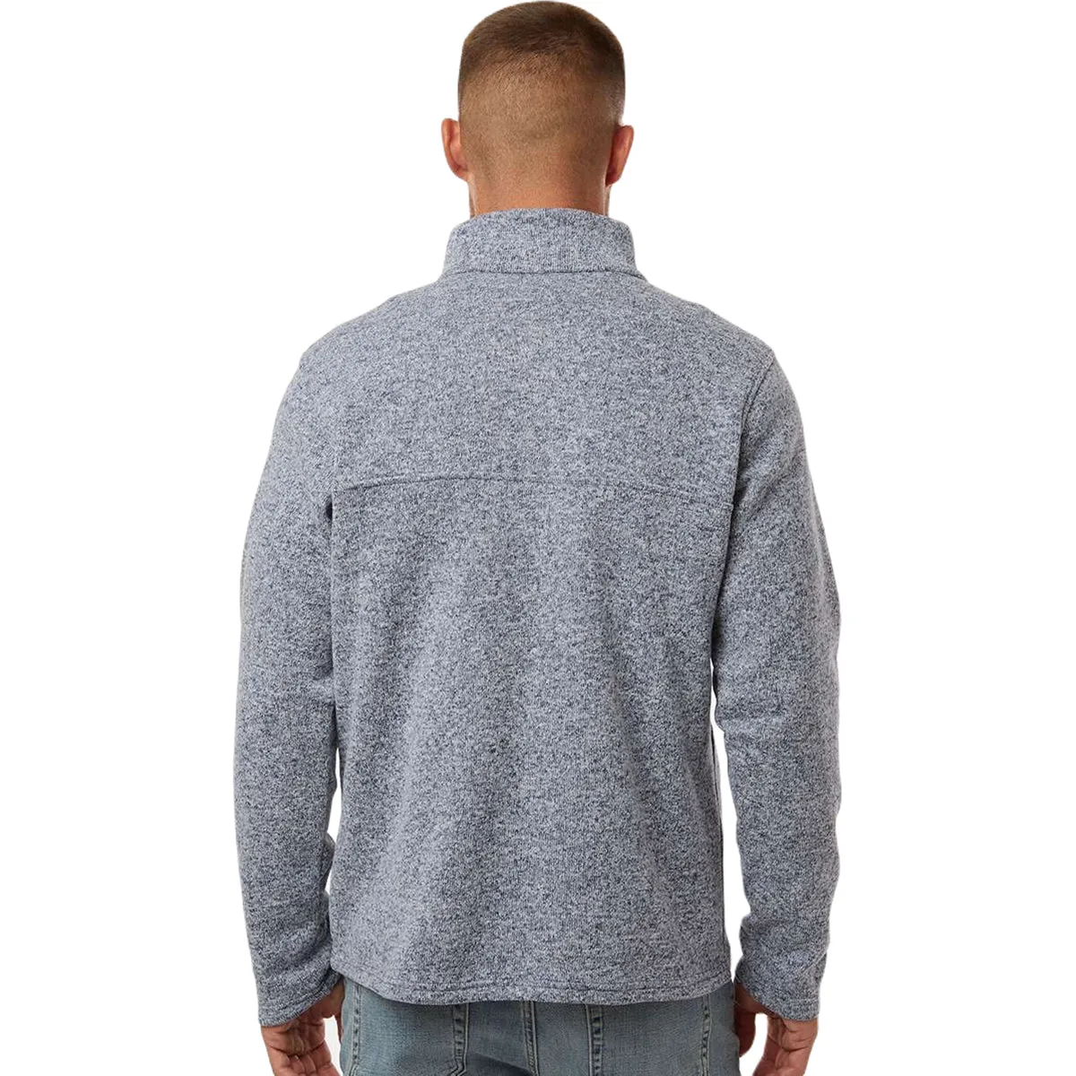 Columbia Men's Dark Mountain Heather Alto Pass Fleece Half Snap Pullover sold by Merchology product image thumbnail 4