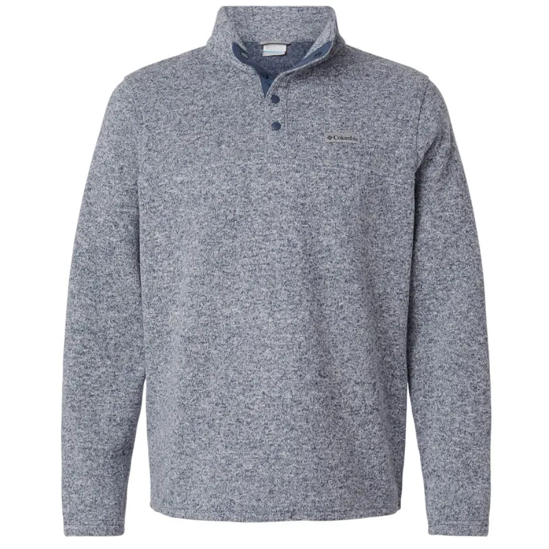 Columbia Men's Dark Mountain Heather Alto Pass Fleece Half Snap Pullover made by Columbia