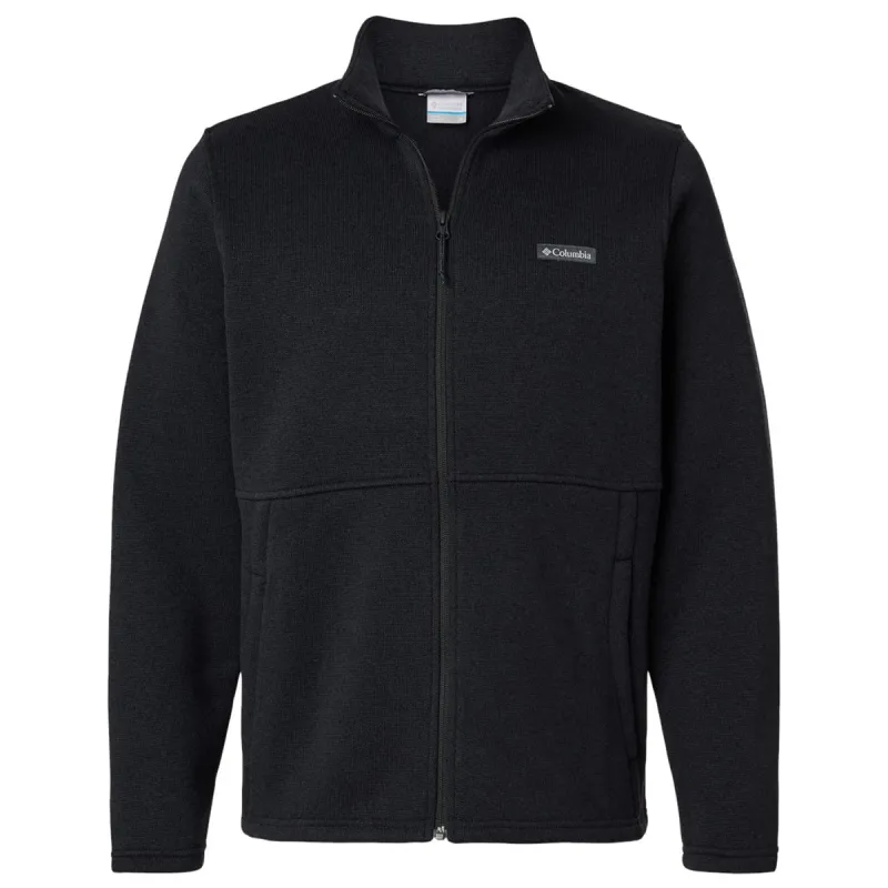Columbia Men's Black Alto Pass Fleece Full-Zip Jacket made by Columbia
