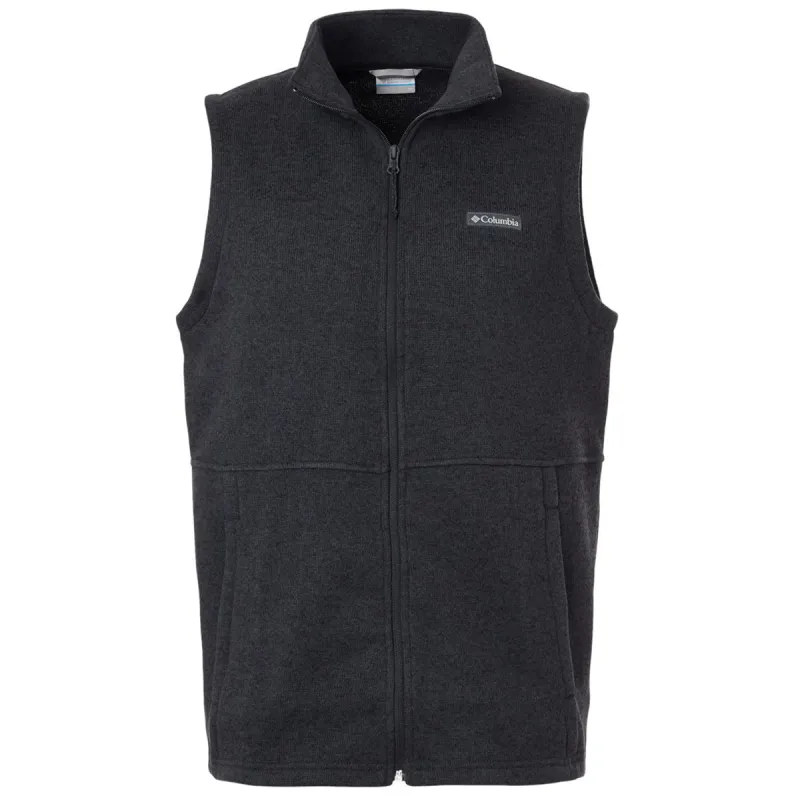 Columbia Men's Black Alto Pass Fleece Vest made by Columbia