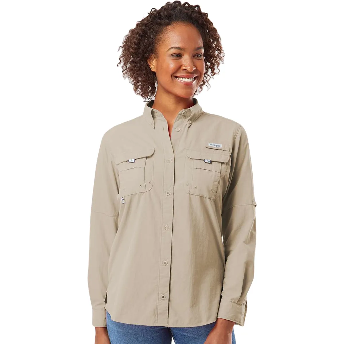 Columbia Women's Fossil PFG Bahama Long Sleeve Shirt sold by Merchology product image thumbnail 3