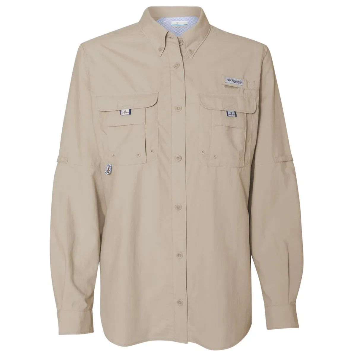 Columbia Women's Fossil PFG Bahama Long Sleeve Shirt sold by Merchology