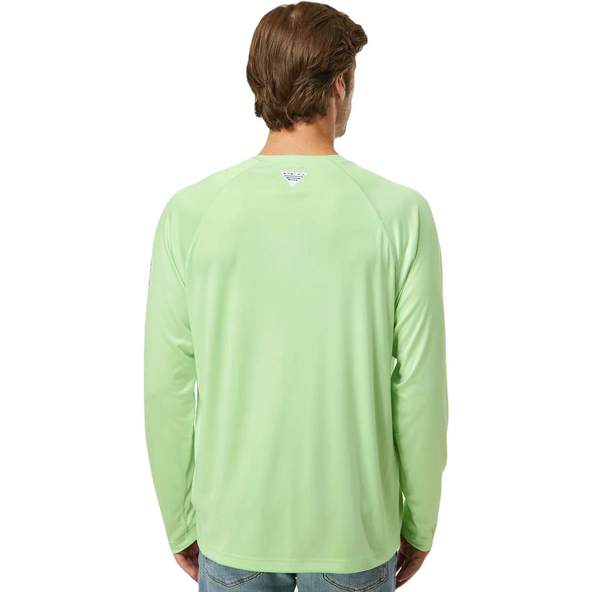 Columbia Men's Key West/Cool Grey PFG Terminal Tackle Long Sleeve T-Shirt sold by Merchology product image thumbnail 4