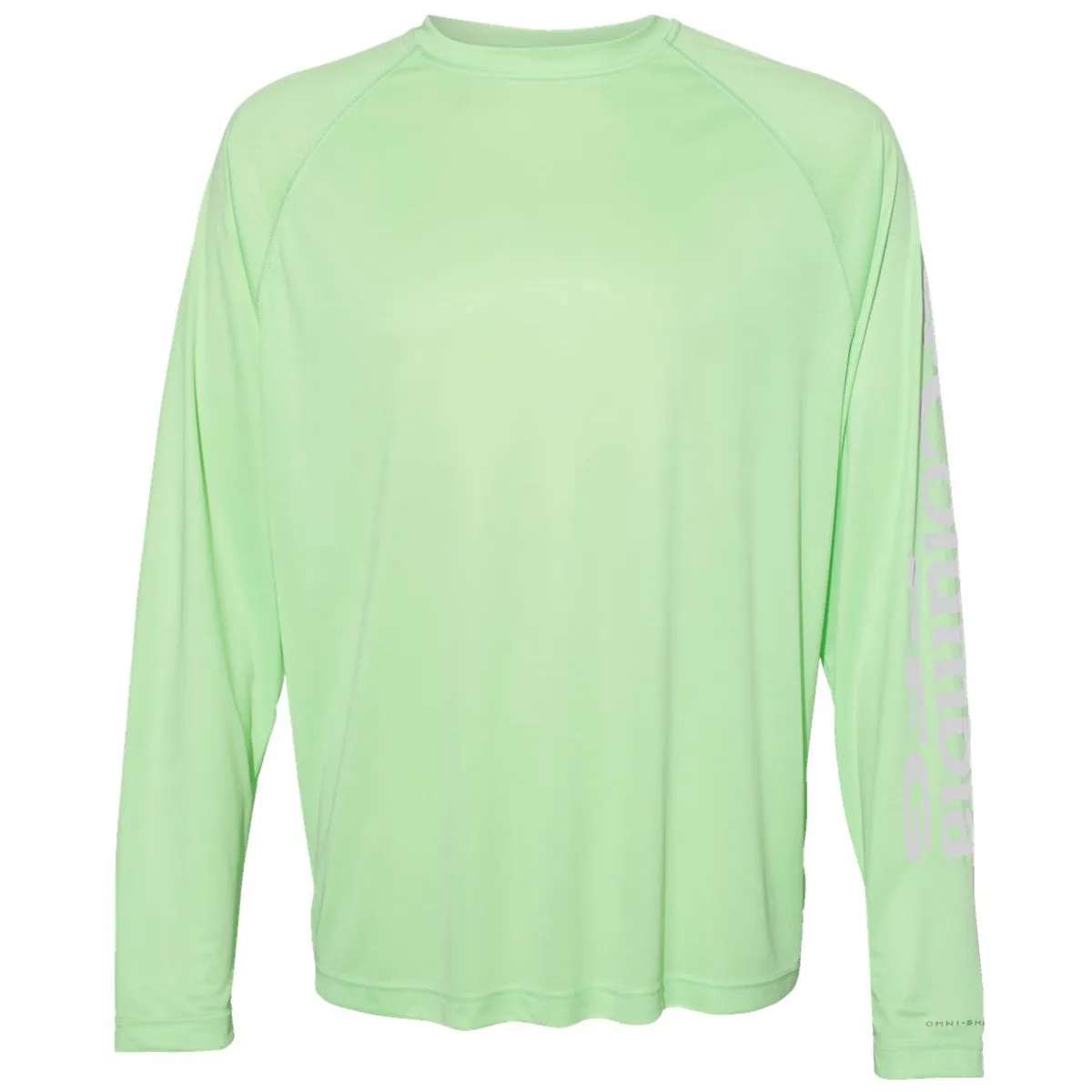 Columbia Men's Key West/Cool Grey PFG Terminal Tackle Long Sleeve T-Shirt sold by Merchology