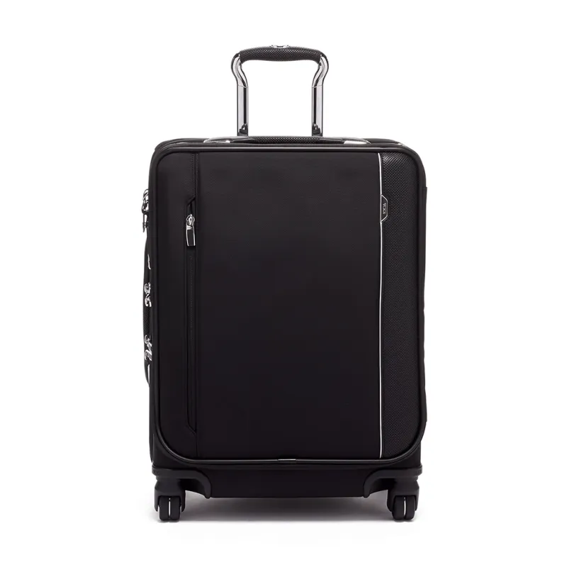 TUMI Black Arrive Continental Dual Access 4 Wheeled Carry-On made by Merchology