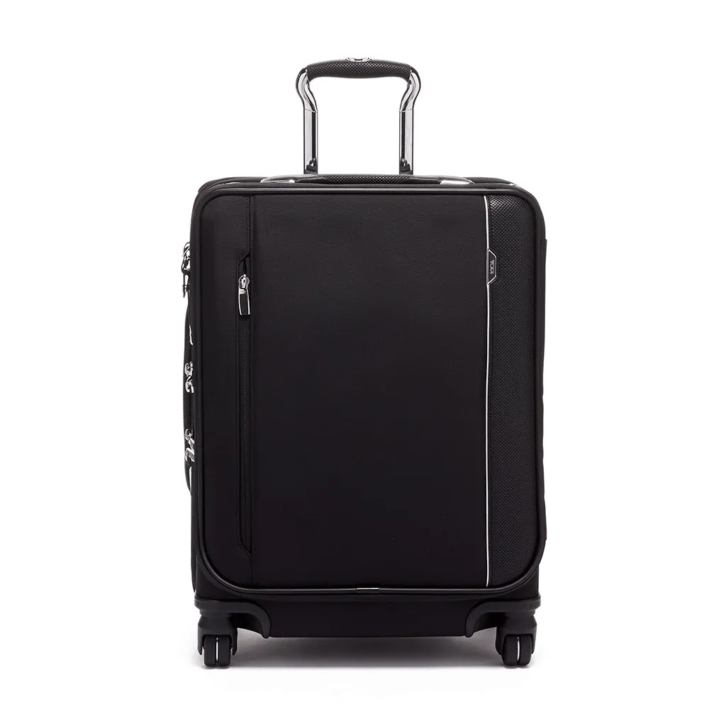 TUMI Black Arrive Continental Dual Access 4 Wheeled Carry-On sold by Merchology