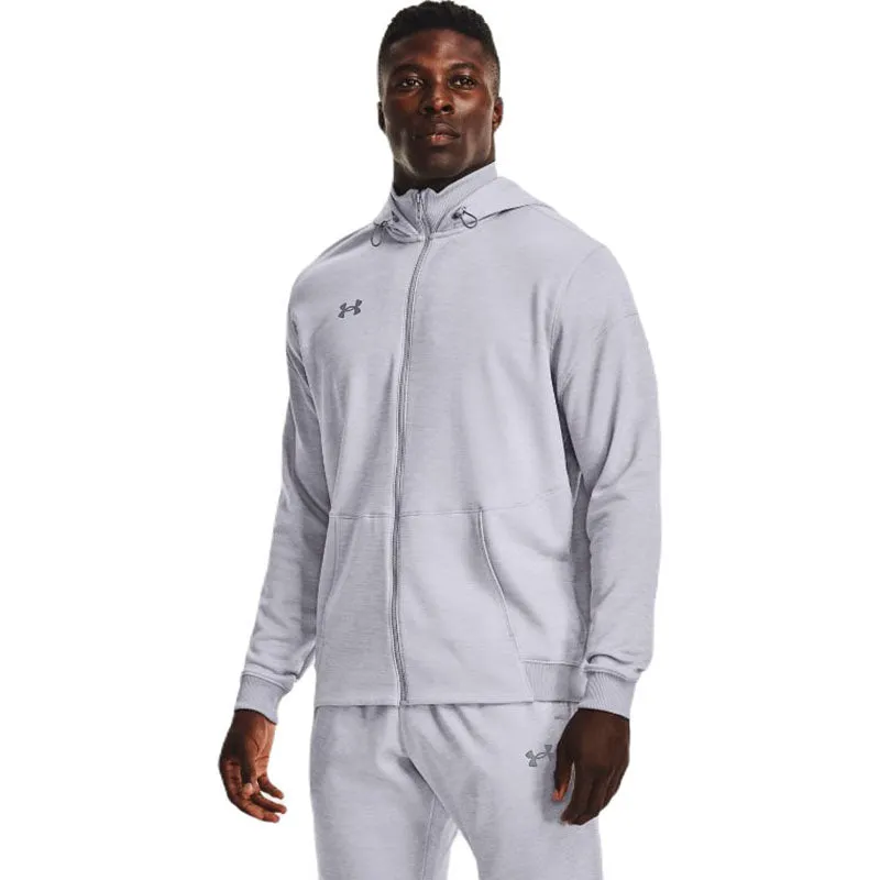 48-Hour Under Armour Men's Mod Grey Fleece Storm Full Zip sold by Merchology product image thumbnail 3