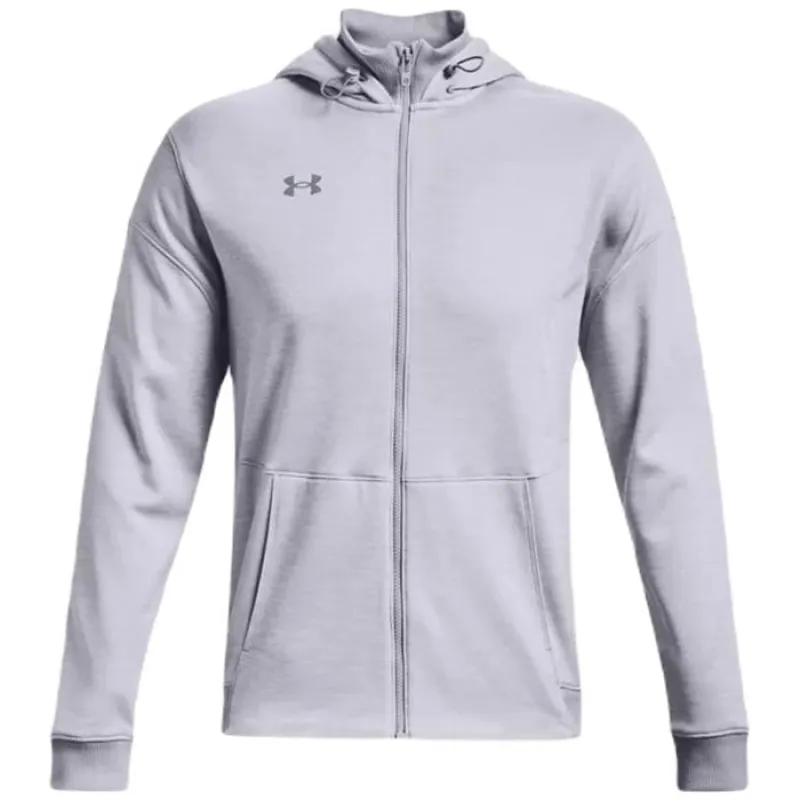 48-Hour Under Armour Men's Mod Grey Fleece Storm Full Zip made by Under Armour