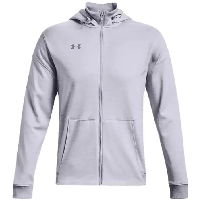 48-Hour Under Armour Men's Mod Grey Fleece Storm Full Zip sold by Merchology