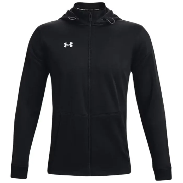 48-Hour Under Armour Men's Black Fleece Storm Full Zip sold by Merchology
