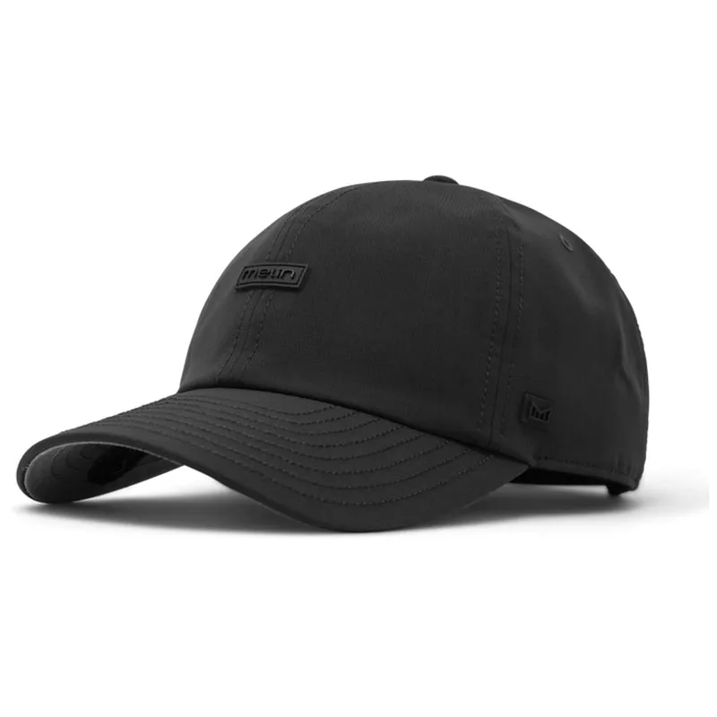 Melin Black Legend Hydro Performance Dad Hat made by Merchology