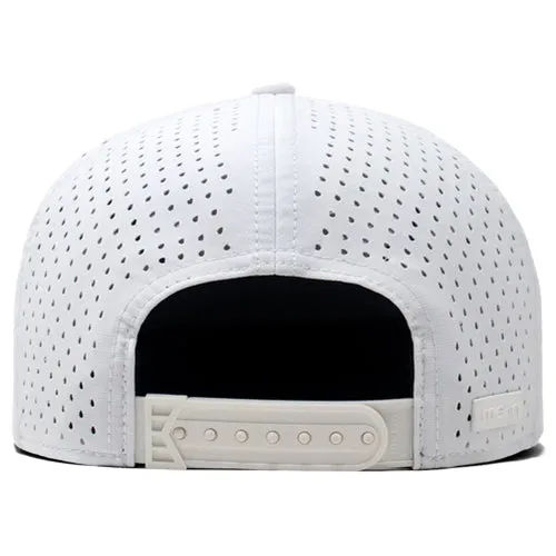 Melin White A-Game Hydro Classic Performance Snapback Hat sold by Merchology product image thumbnail 4