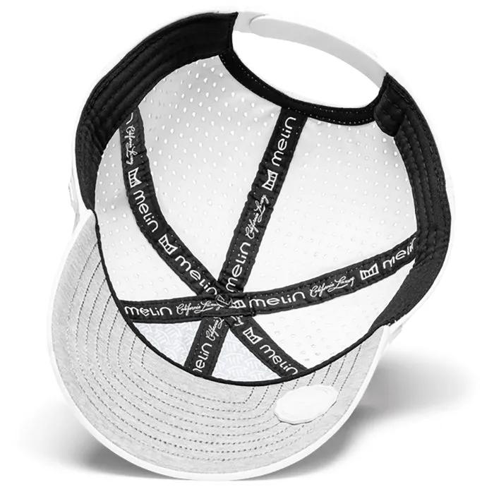 Melin White A-Game Hydro Classic Performance Snapback Hat sold by Merchology product image thumbnail 5