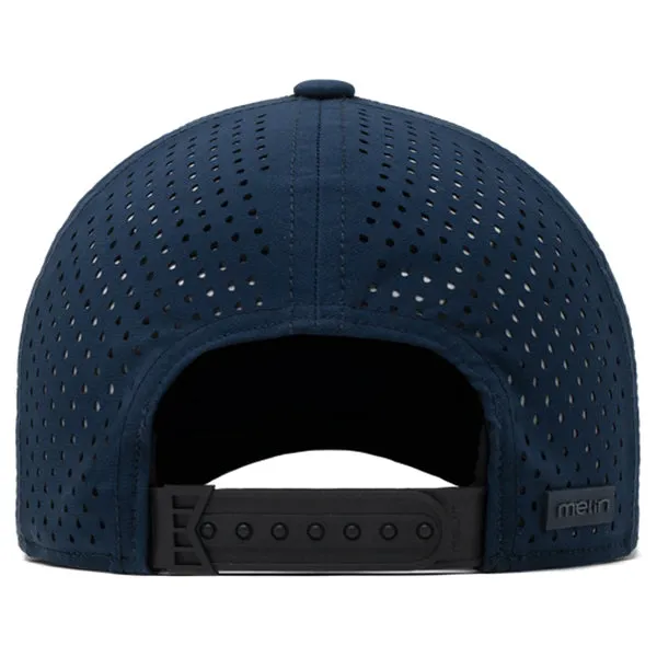 Melin Navy A-Game Hydro Classic Performance Snapback Hat sold by Merchology product image thumbnail 4