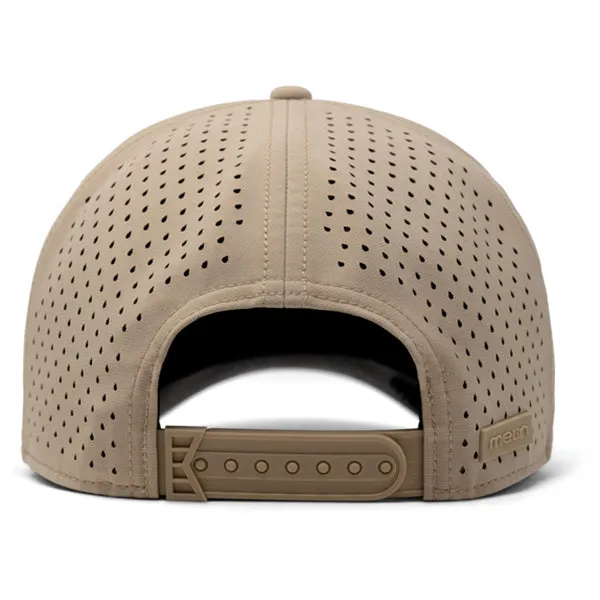 Melin Khaki A-Game Hydro Classic Performance Snapback Hat sold by Merchology product image thumbnail 4