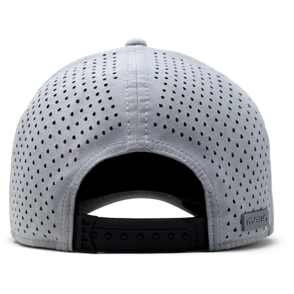 Melin Heather Grey A-Game Hydro Classic Performance Snapback Hat sold by Merchology product image thumbnail 4