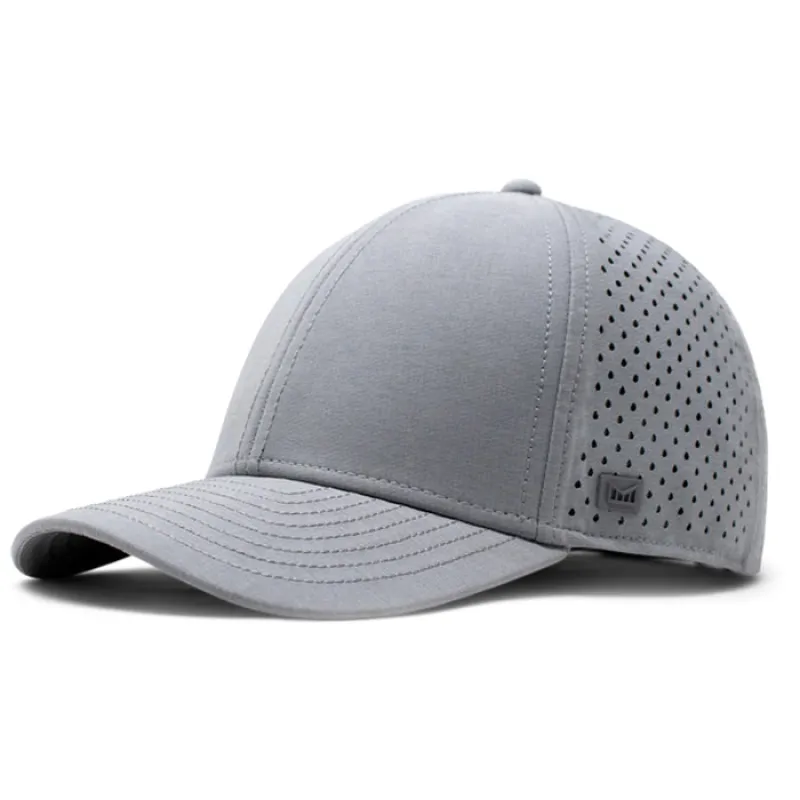 Melin Heather Grey A-Game Hydro Classic Performance Snapback Hat made by Merchology