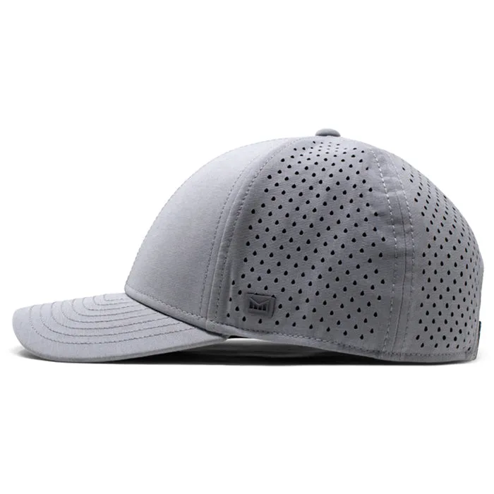 Melin Heather Grey A-Game Hydro Classic Performance Snapback Hat sold by Merchology product image thumbnail 3
