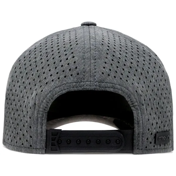 Melin Heather Charcoal A-Game Hydro Classic Performance Snapback Hat sold by Merchology product image thumbnail 4