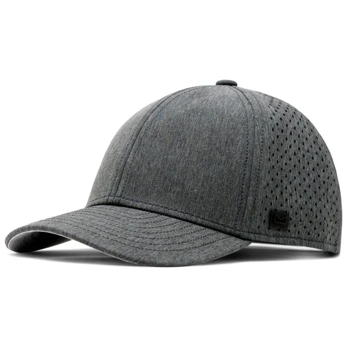 Melin Heather Charcoal A-Game Hydro Classic Performance Snapback Hat sold by Merchology