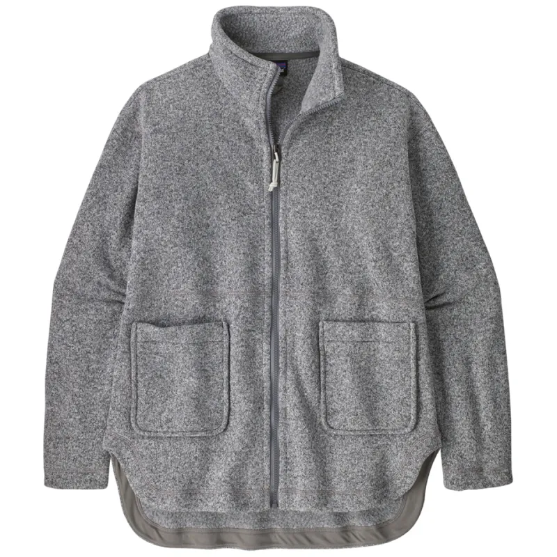 Patagonia Women's Birch White Better Sweater Oversized Coat made by Patagonia