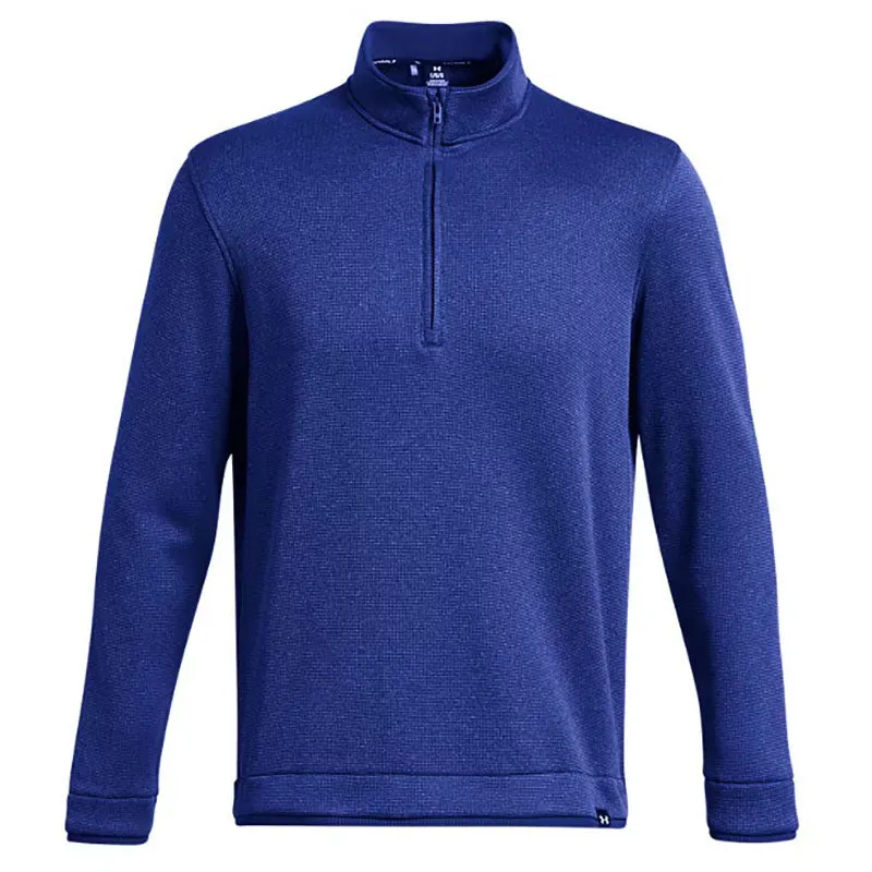 Under Armour Men's Royal/Royal/White Storm Sweaterfleece 1/4 Zip sold by Merchology