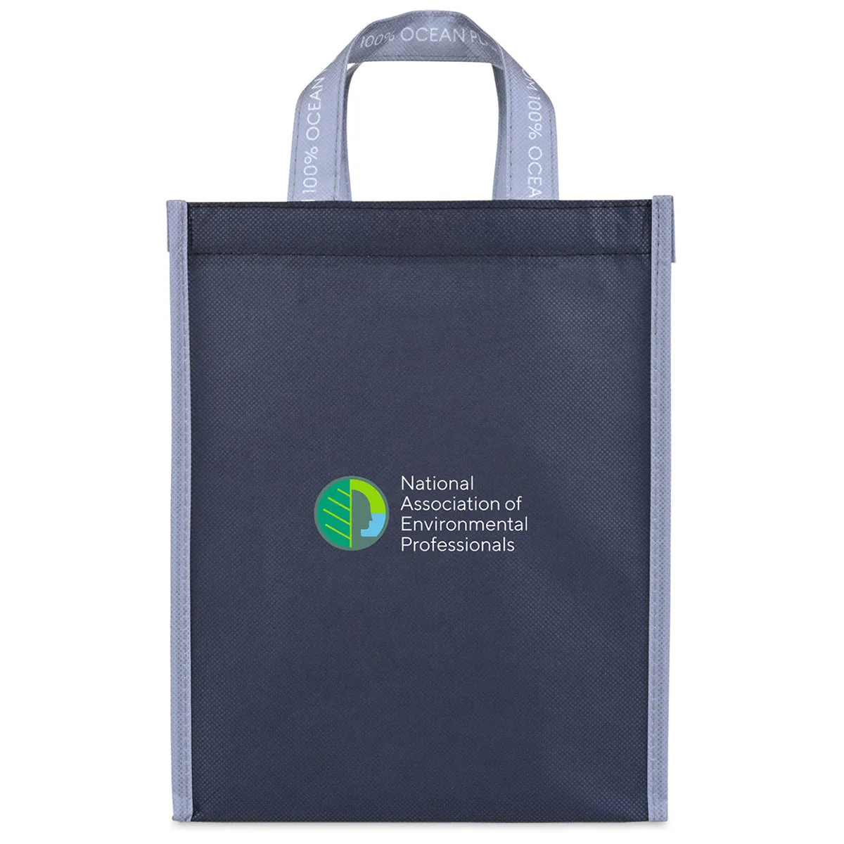 Out of the Ocean Black Reusable Lunch Shopper with Click N' Stay sold by Merchology