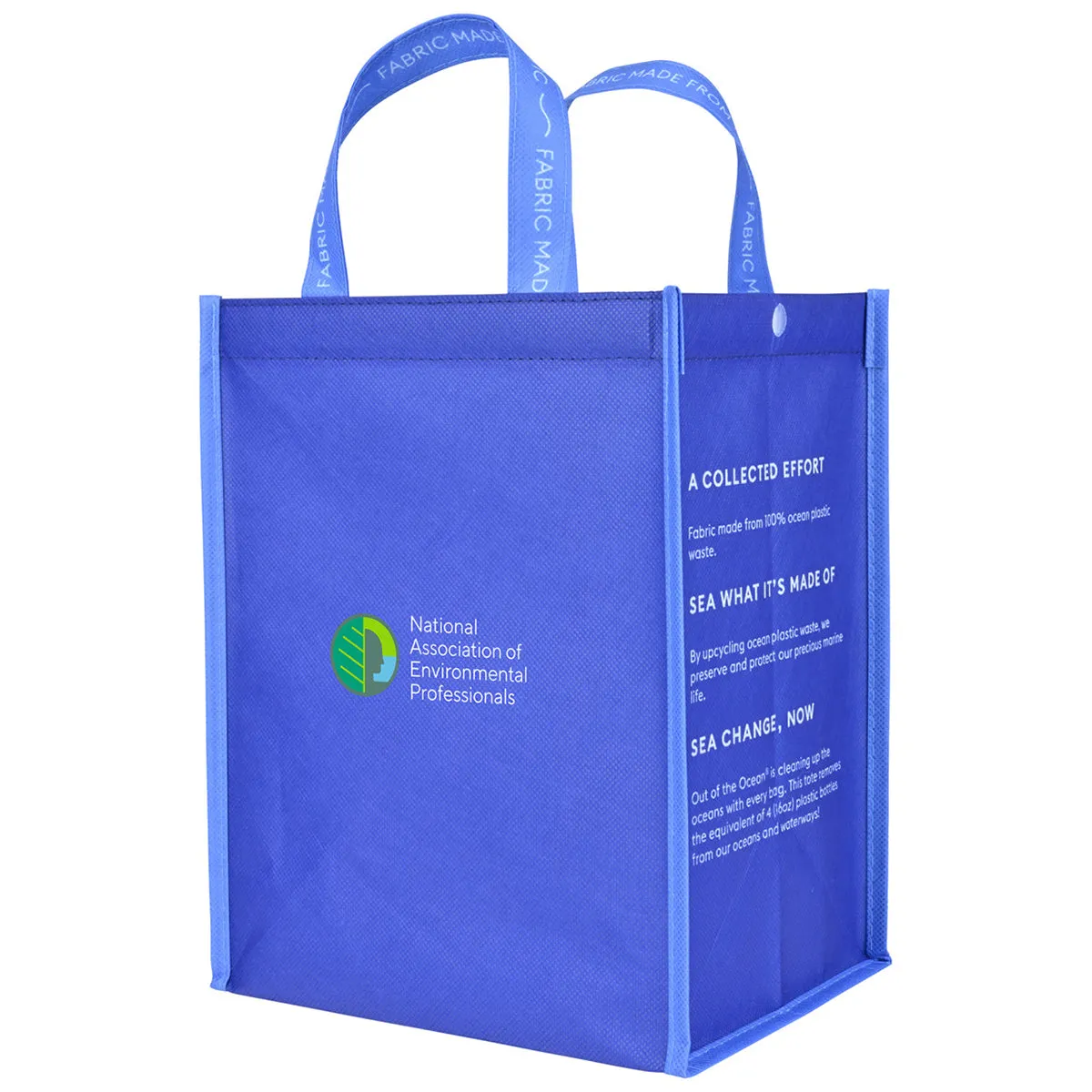 Out of the Ocean Navy Reusable Lunch Shopper with Click N' Stay sold by Merchology product image thumbnail 3