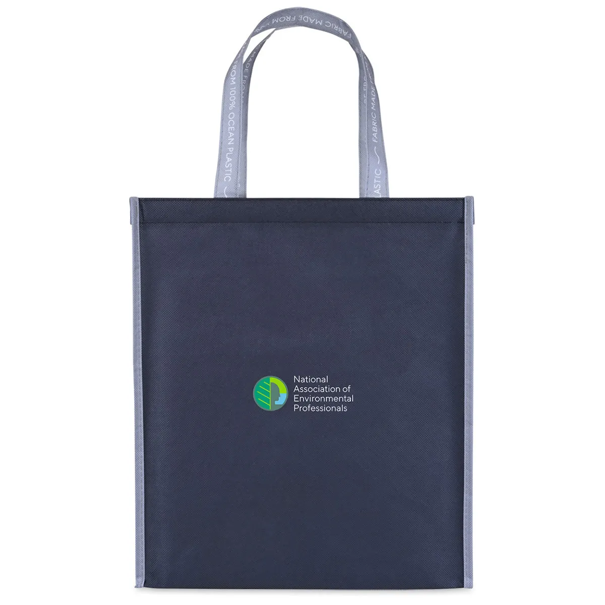 Out of the Ocean Black Reusable Large Shopper with Click N' Stay sold by Merchology
