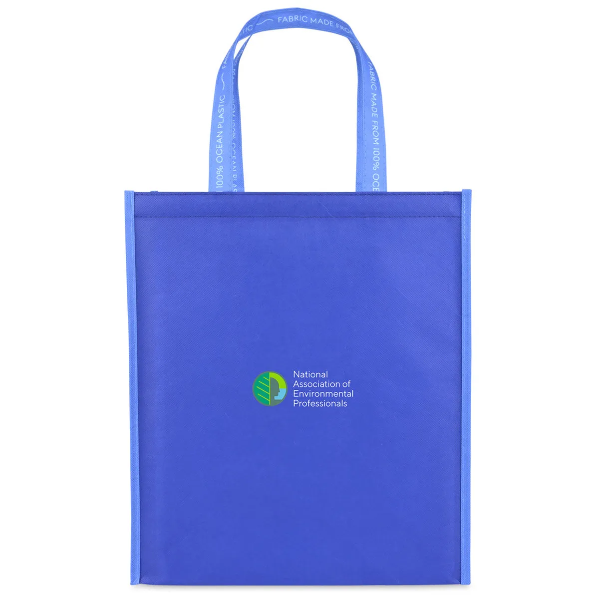 Out of the Ocean Navy Reusable Large Shopper with Click N' Stay sold by Merchology