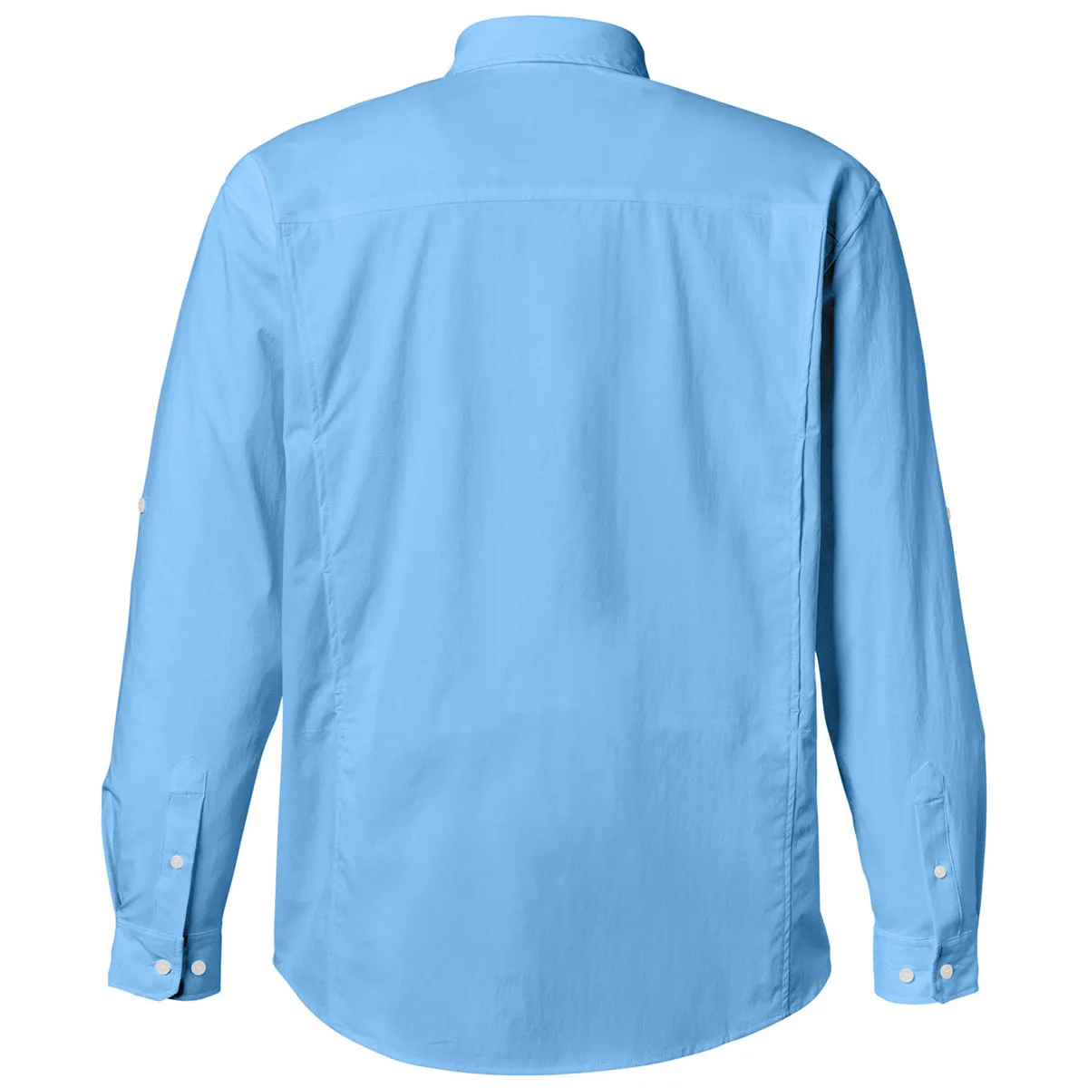 HUK Men's Marolina Blue Creekbed Long Sleeve Shirt sold by Merchology product image thumbnail 2