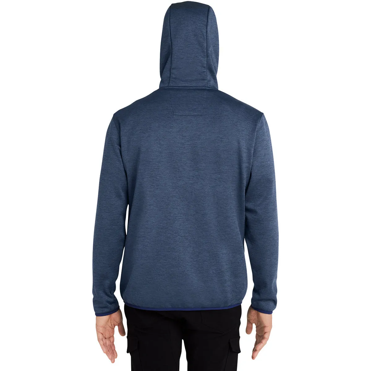HUK Men's Naval Academy Heather Performance Hooded Fleece Pullover sold by Merchology product image thumbnail 5