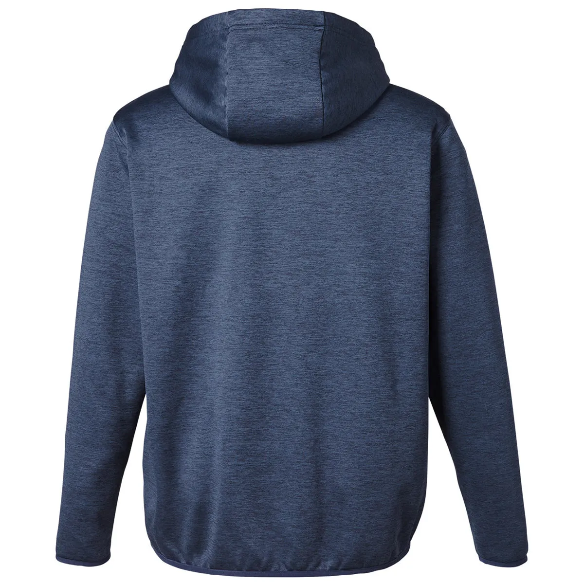 HUK Men's Naval Academy Heather Performance Hooded Fleece Pullover sold by Merchology product image thumbnail 2
