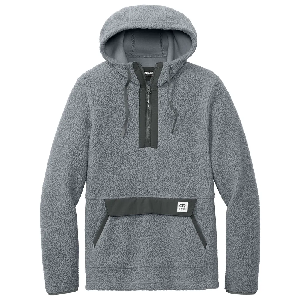 Outdoor Research Men's Grey Packwood Fleece Pullover Hoodie sold by Merchology