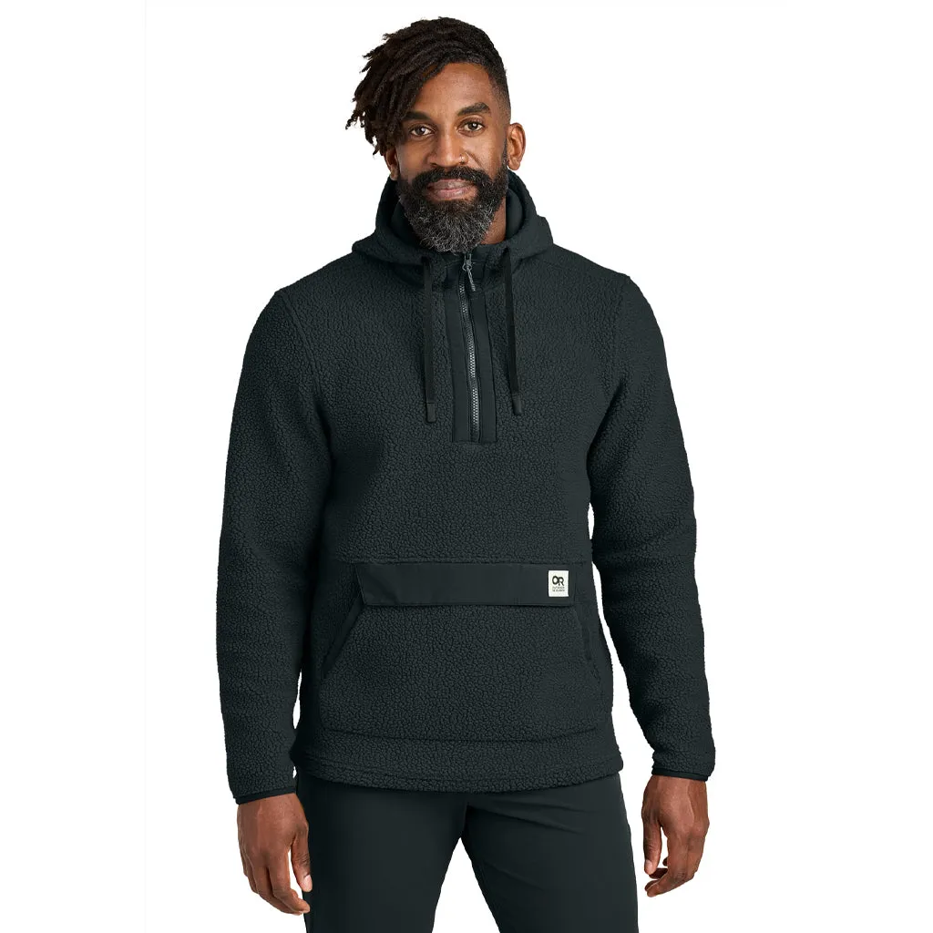 Outdoor Research Men's Black Packwood Fleece Pullover Hoodie sold by Merchology product image thumbnail 3