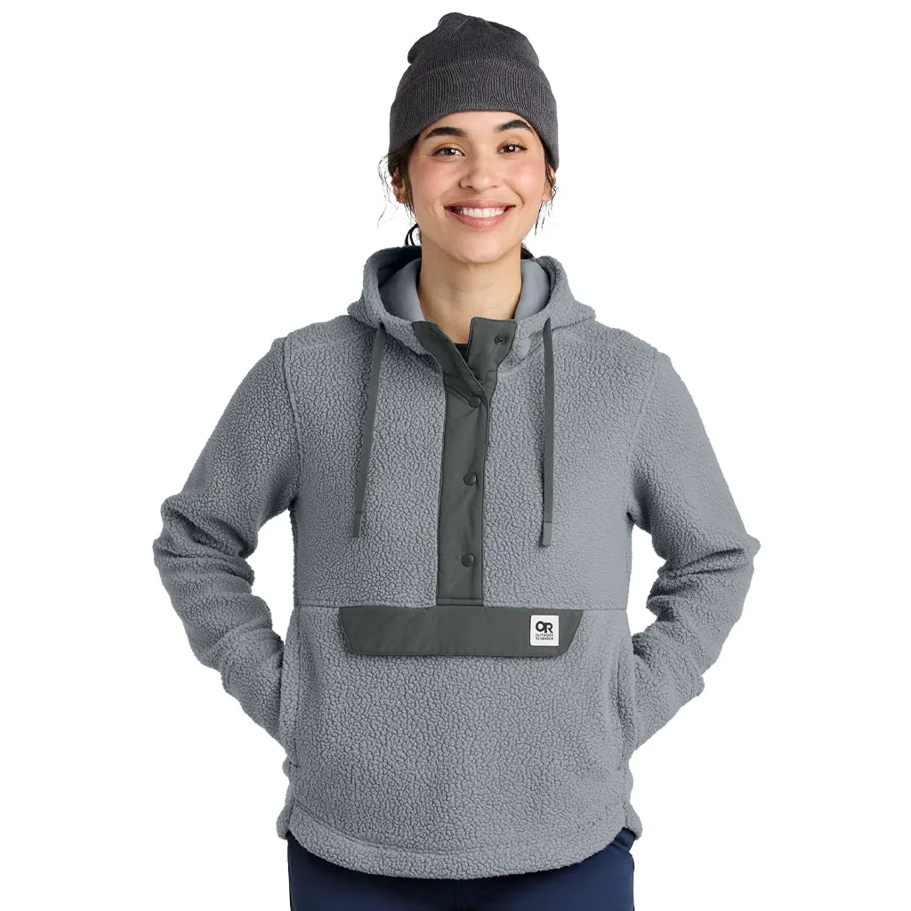 Outdoor Research Women's Grey Packwood Fleece Pullover Hoodie sold by Merchology product image thumbnail 3