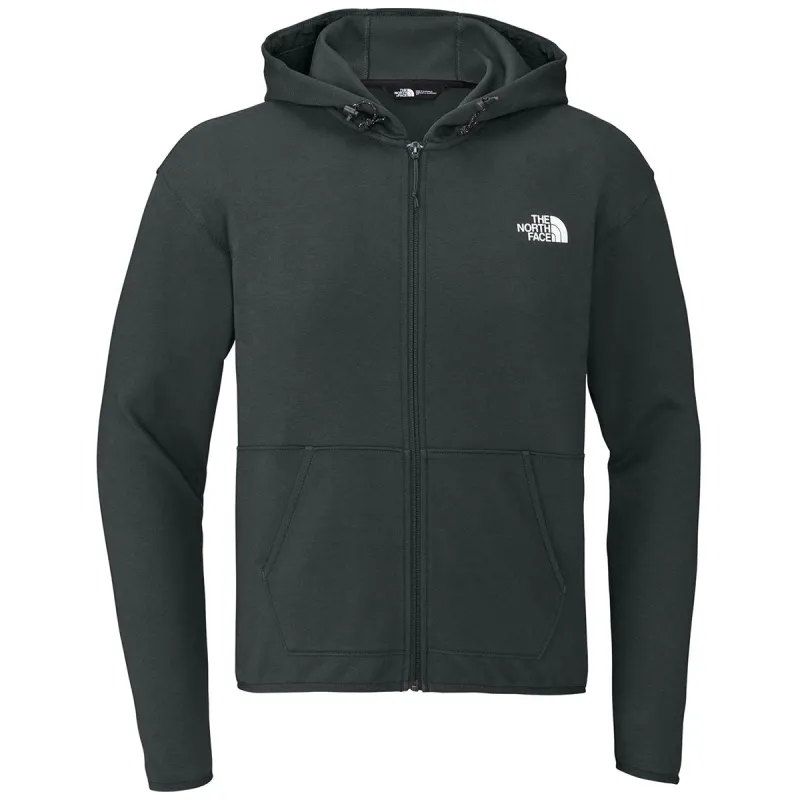The North Face Men's Asphalt Grey Double-Knit Full-Zip Hoodie made by The North Face