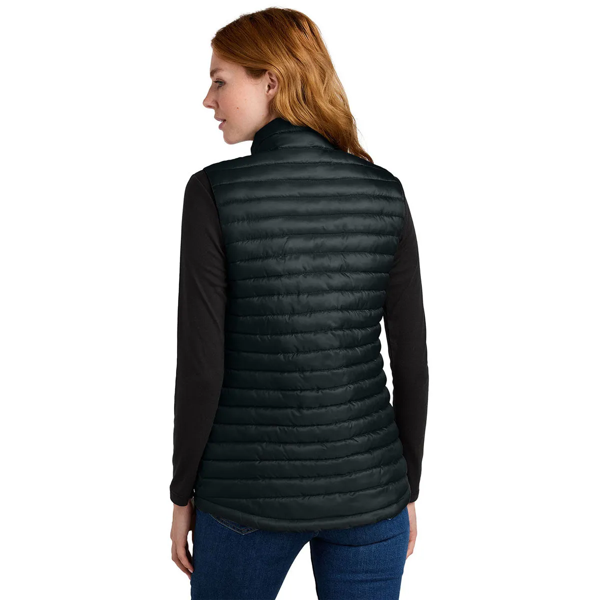Eddie Bauer Women's Black Packable Quilted Vest sold by Merchology product image thumbnail 4