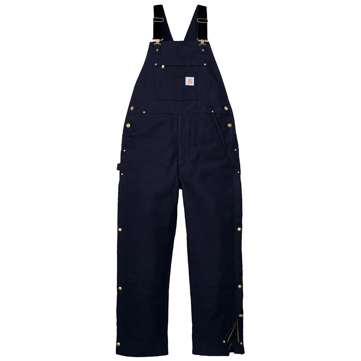 Carhartt Unisex Dark Navy Short Firm Duck Insulated Bib Overalls sold by Merchology product image thumbnail 2
